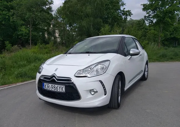 citroen ds3 śląskie Citroen DS3 cena 35000 przebieg: 33600, rok produkcji 2014 z Kraków